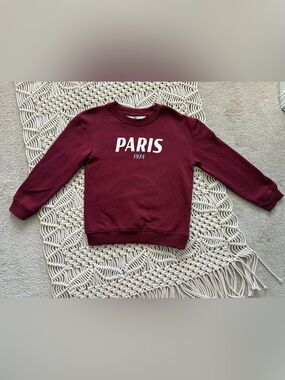 H&M boys 6X/7 Paris sweatshirt